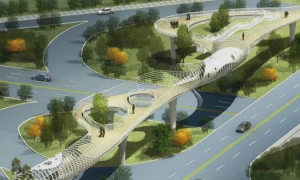 313天搭建一座人行天橋，仁和人行天橋